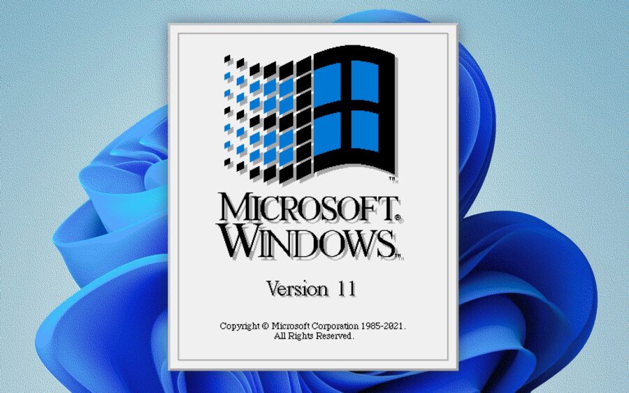 لقطة شاشة من نظام تشغيل ويندوز 11 الجديد