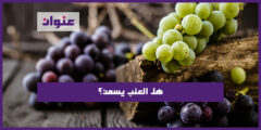 هل العنب يسمن