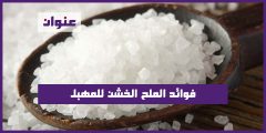 فوائد الملح الخشن للمهبل
