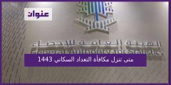 متى تنزل مكافأة التعداد السكاني 1443